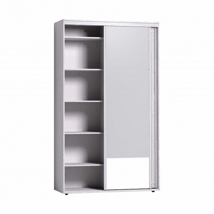 Шкаф-купе с зеркалом Sherlock 303 Ясень анкор светлый