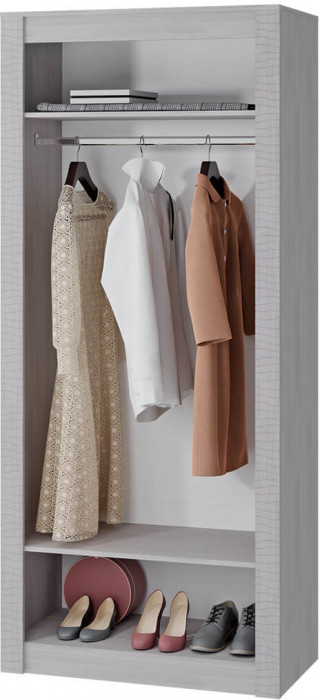 "Монако" ШК-37 ясень белый/F12