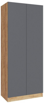 Руэлла Шкаф универсальный дуб крафт золотой/графит серый