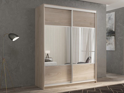 Шкаф-купе Кааппи 6 Кастелло Серый 120х45х230 см