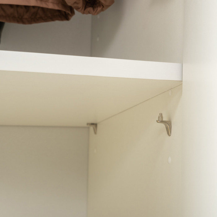 Октава Набор шкафов 01, белый шагрень/дуб крафт золотой/фасады МДФ белый шагрень