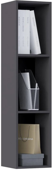 Оливия Шкаф навесной (Глиняный серый, Шарли мокко)