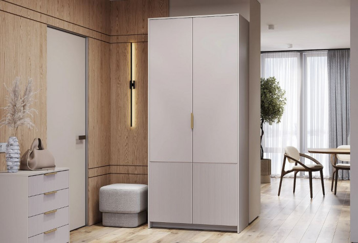 Шкаф 2-х створчатый "Пандора" ШК-04 кашемир/айриш (MF03)