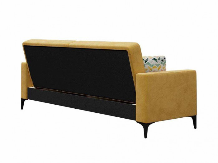 Диван-кровать Алекс 3Т модель 047 Геометрия 69/Ультра Мустард