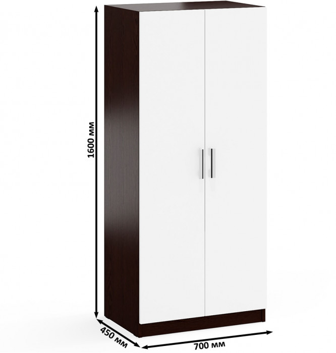 С-МД-СК9 Компоновка № 08, венге/белый шагрень