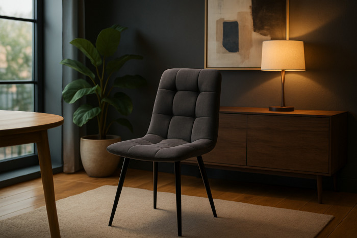 Стул Агат (2 шт), Графит Софт