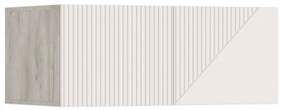 Антресоль к шкафу Ирис (900), Крафт серый/Кашемир