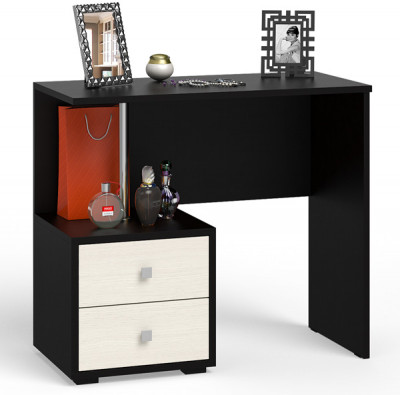 Камелия Стол косметический, цвет венге/дуб лоредо, ШхГхВ 85х40х75 см., НЕ универсальная сборка