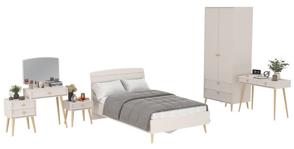 Афина Спальня 27-1200, кашемир серый