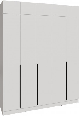 Шкаф 2,0 с антресолью Мадрид, Белый