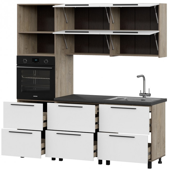 Кухня Этна 2.0 м. Комплект 1, софт вайт