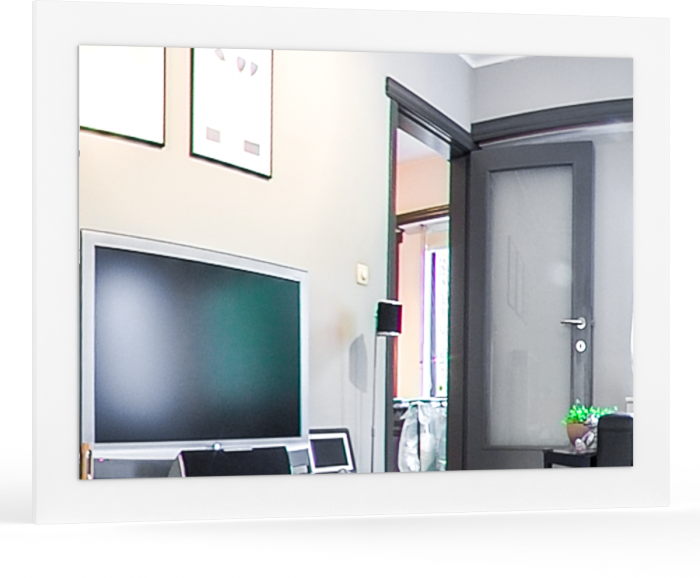 Камелия спальня № 12 Кровать с ящиками 1400 + Две тумбы + Комод + Зеркало, цвет белый, сп.м. 1400х2000 мм., б/м, основание есть