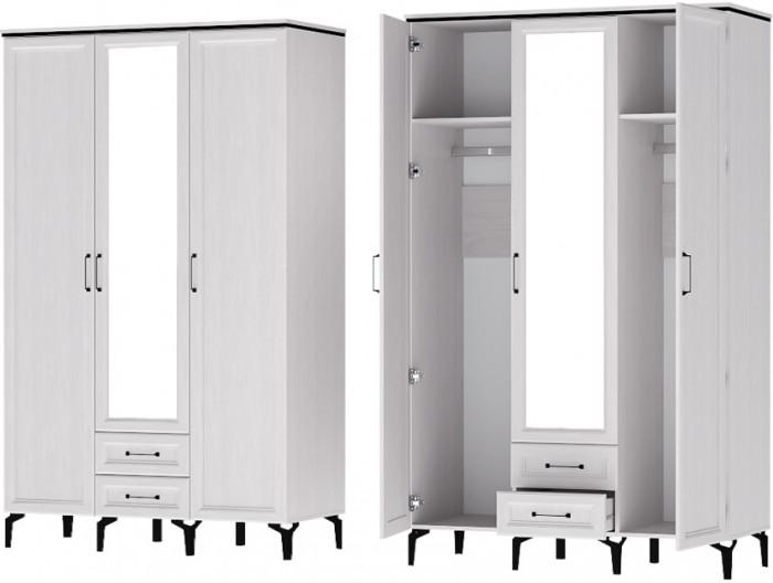 Модульная Прихожая Шарм, набор 6, Ясень Анкор Светлый