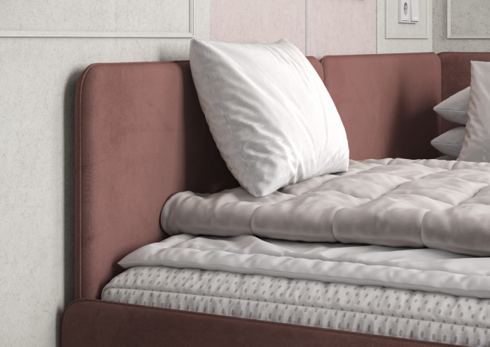 Кровать Тото 90х200, Микровелюр Zeekr-27