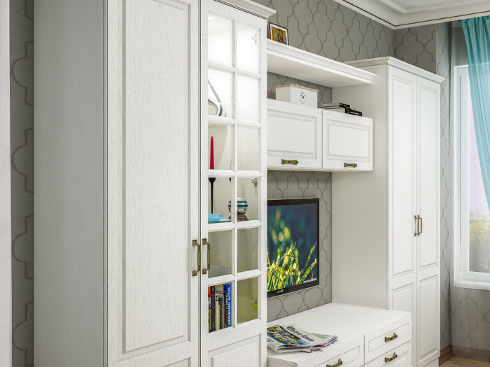 Ливерпуль Полка, ясень ваниль/белый