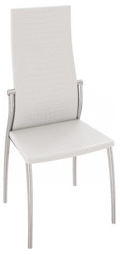 Комфорт-М Стул СМ-СРП-048 Гранд (Каркас Эмаль Бриллиант, Белый Аллигатор к/з 218 (белый))