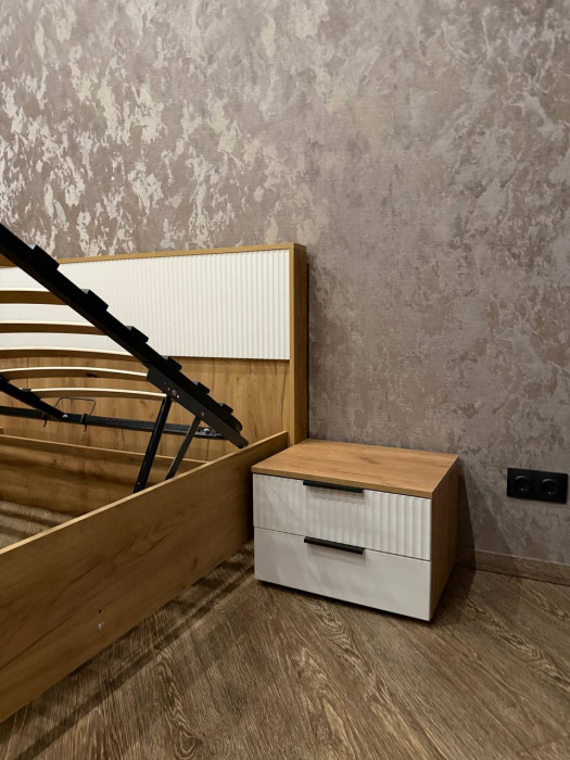 Марвэл Тумбы прикроватные 2шт, Белый/Браш белый