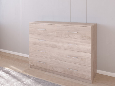 Комод 04/23 120х40х90 Кастелло Серый/Кастелло Серый