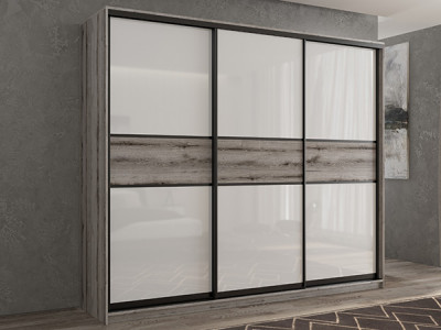 Шкаф-купе Кааппи 11 Эвок Окаменелый 260х45х230 см