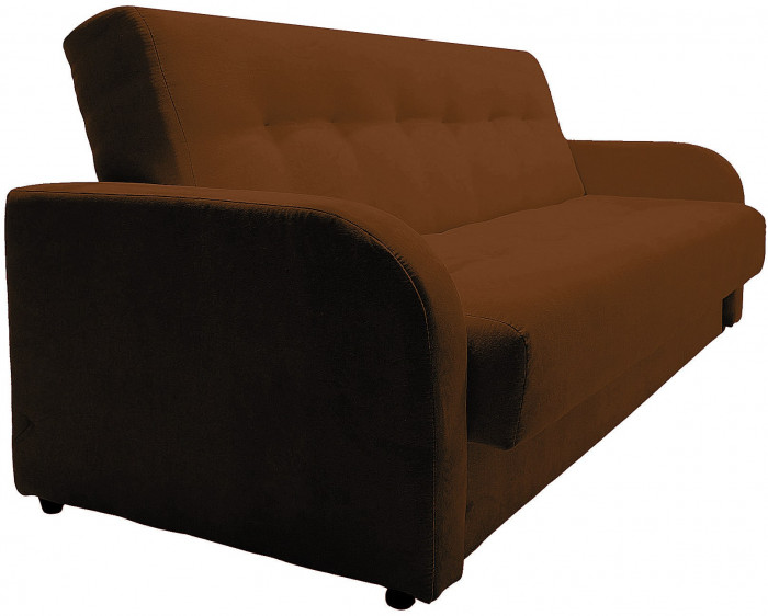 СПБ Диван-книжка ЛОНДОН коричневый 140 ЛЮКС, пружинный блок Боннель