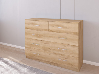 Комод 04/23 120х40х90 Эвок Прибрежный/Эвок прибрежный