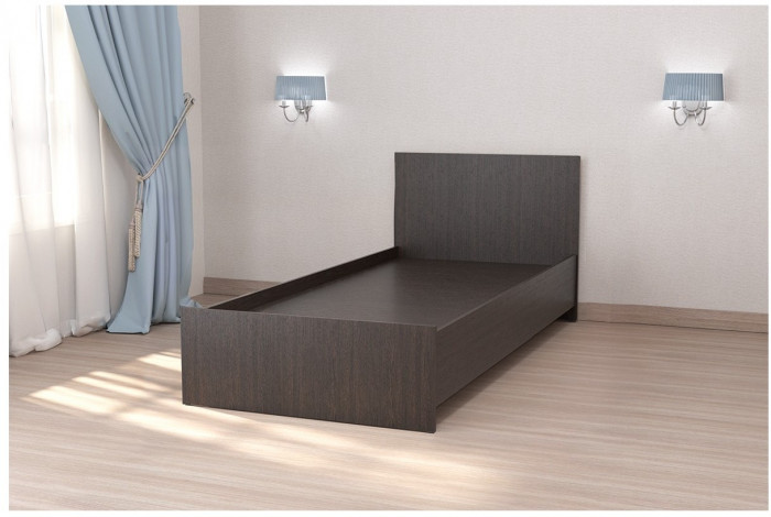 Кровать арт.032, низкий щиток, 90 (Дуб Крафт Золотой)