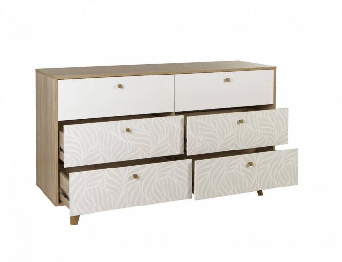 Комод 56.02-01 Адажио дуб сонома / белый