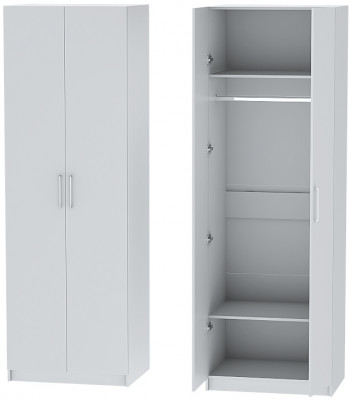 Шкаф двухдверный №1 "Иннэс-7" - Белый