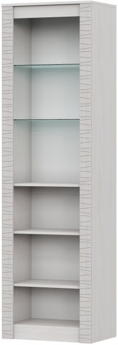 Гамма 20 Пенал со стеклом Серия №4 Ясень анкор  светлый / Сандал светлый