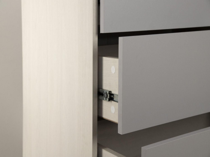 Комод 57.04 Аданте ясень анкор светлый / серый