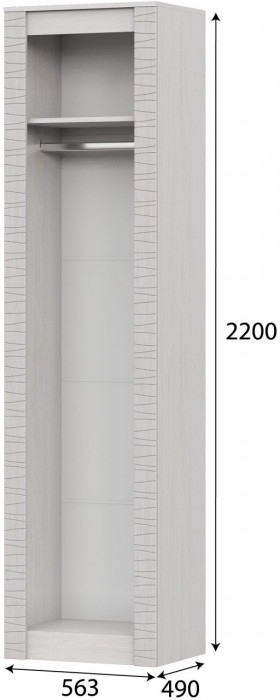 Гамма 20 Пенал универсальный Серия №4 Ясень анкор  светлый / Сандал светлый