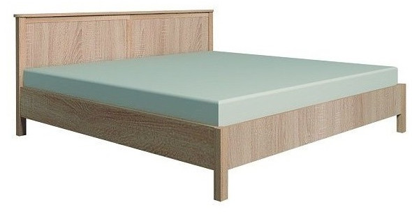 Кровать с ортопедическим основанием (дерево) Sherlock 43 140х200, дуб сонома