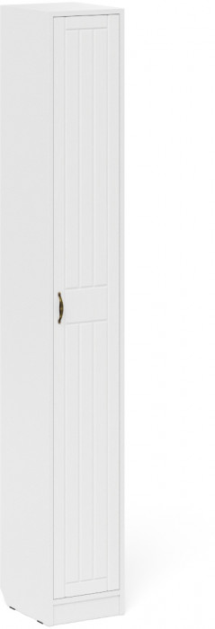 Прихожая П-6 Пенал 3 штуки, цвет белая шагрень/фасады МДФ белое дерево фрезеровка прованс, ШхГхВ 90х35х210 см., универсальная сборка