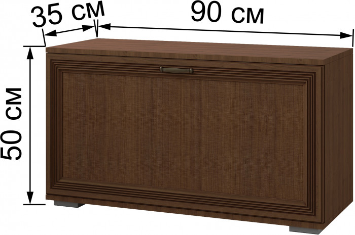 Модульная прихожая Ливорно, набор 3, Орех донской