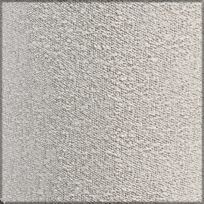 Банкетка 6-5137ТКШсв.серый Марта, цвет ткань светло-серая, ШхГхВ 36х36х46 см.(круглая банкетка на трёх ножках)