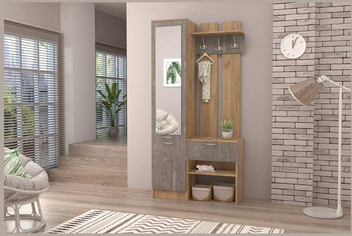 Прихожая Иннэс-3 (Дуб белфорд/Венге Linum)