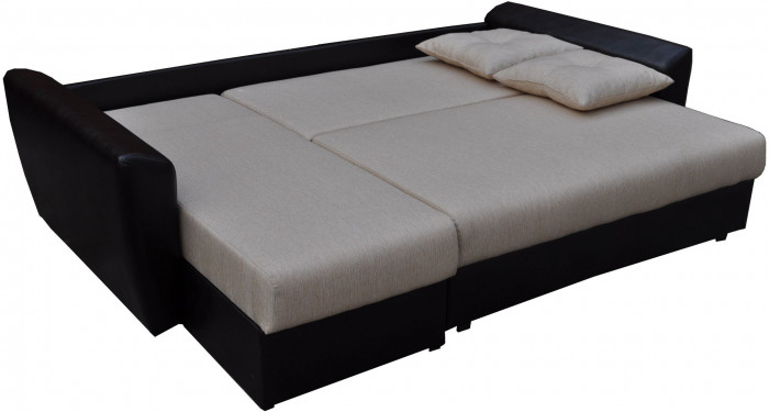 Диван УГЛОВОЙ Амстердам рогожка серая 160 НПБ