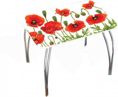 Обеденный стол прямоугольный с фотопечатью