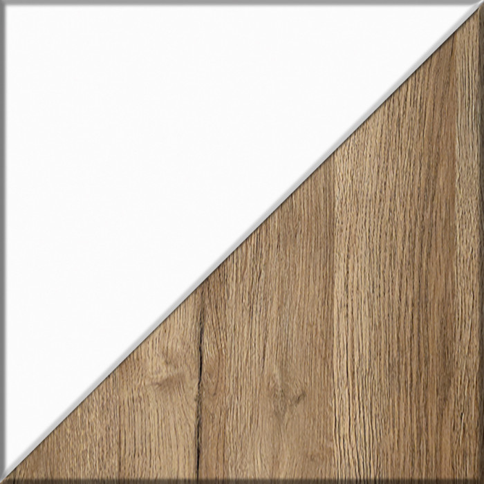 Кухня Мебель--24 ШВ600 Шкаф 60 см., корпус белый/фасад МДФ дуб вотан