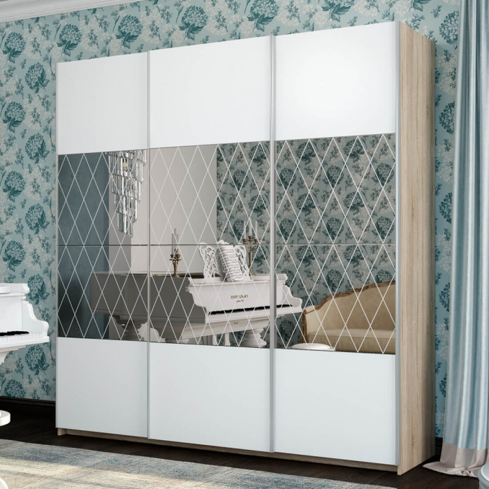 Fortune-14  2400_600/600/600/600 сонома/сонома/белый+з.№5