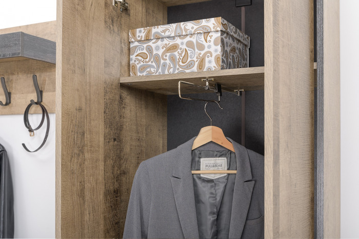 Трувор Прихожая 236, дуб гранж песочный/интра