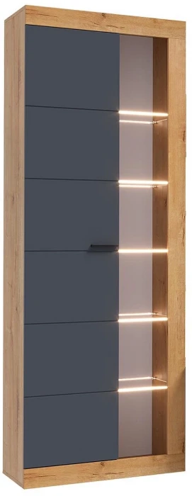 Прага Модульная Гостиная, вариант №2, Дуб Вотан/Графит