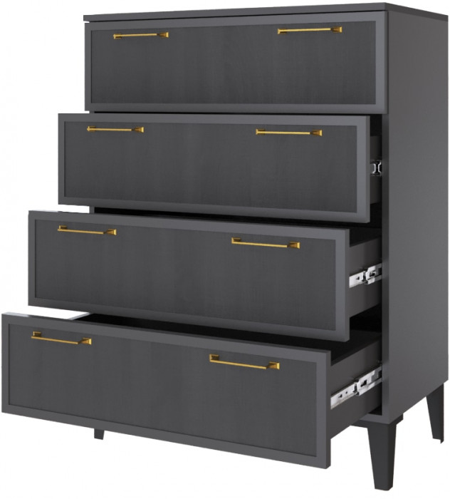 Толедо Комод ТК-20 графит серый