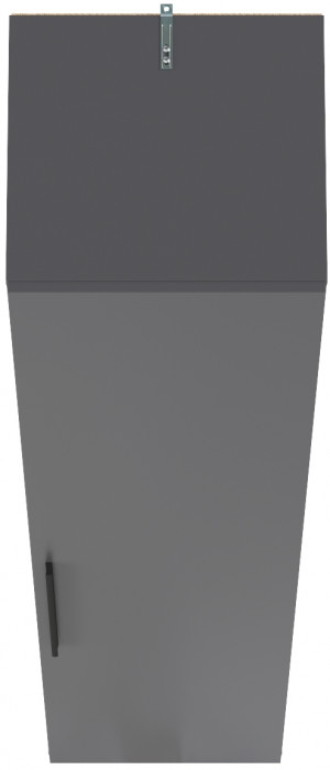 Эйр Гостиная 16.324.01 Шкаф-пенал, серый графит