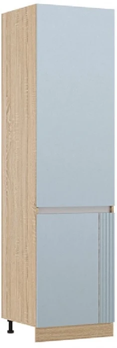 Кухня МДФ Карина Пенал Пластер Скай/Сонома