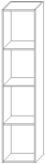 Модульная гостиная Альда, Черный/Дуб Велингтон