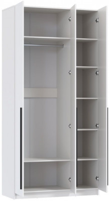 Брандо шкаф для одежды 67.08 ЛДСП Белый