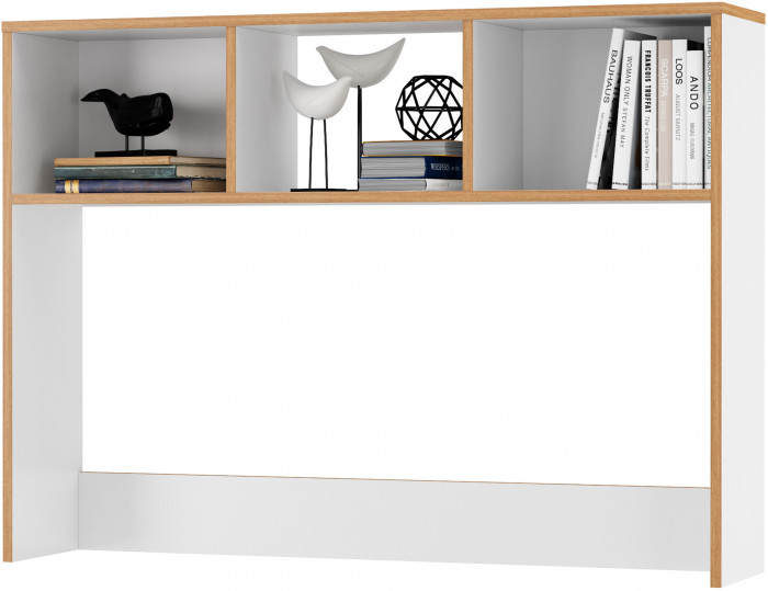 Вуди Компоновка № 38, цвет белый премиум/дуб крафт золотой/саванна латте, сп. м. 900х2000 мм., б/м, основание есть, матрас высотой до 200 мм.