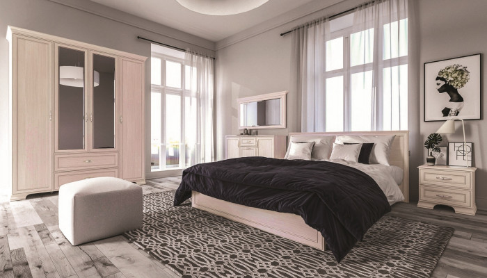 Шкаф для одежды 4-х дверный с ящиками Венеция 02