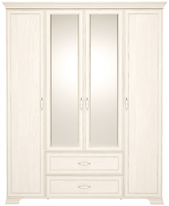 Шкаф для одежды 4-х дверный с ящиками Венеция 02